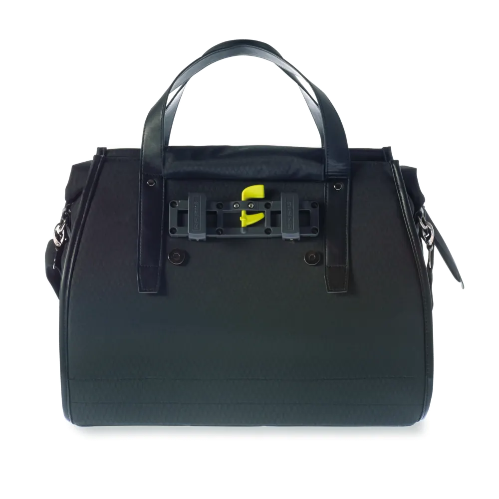 Basil Noir - business fietstas - 17 liter - zwart