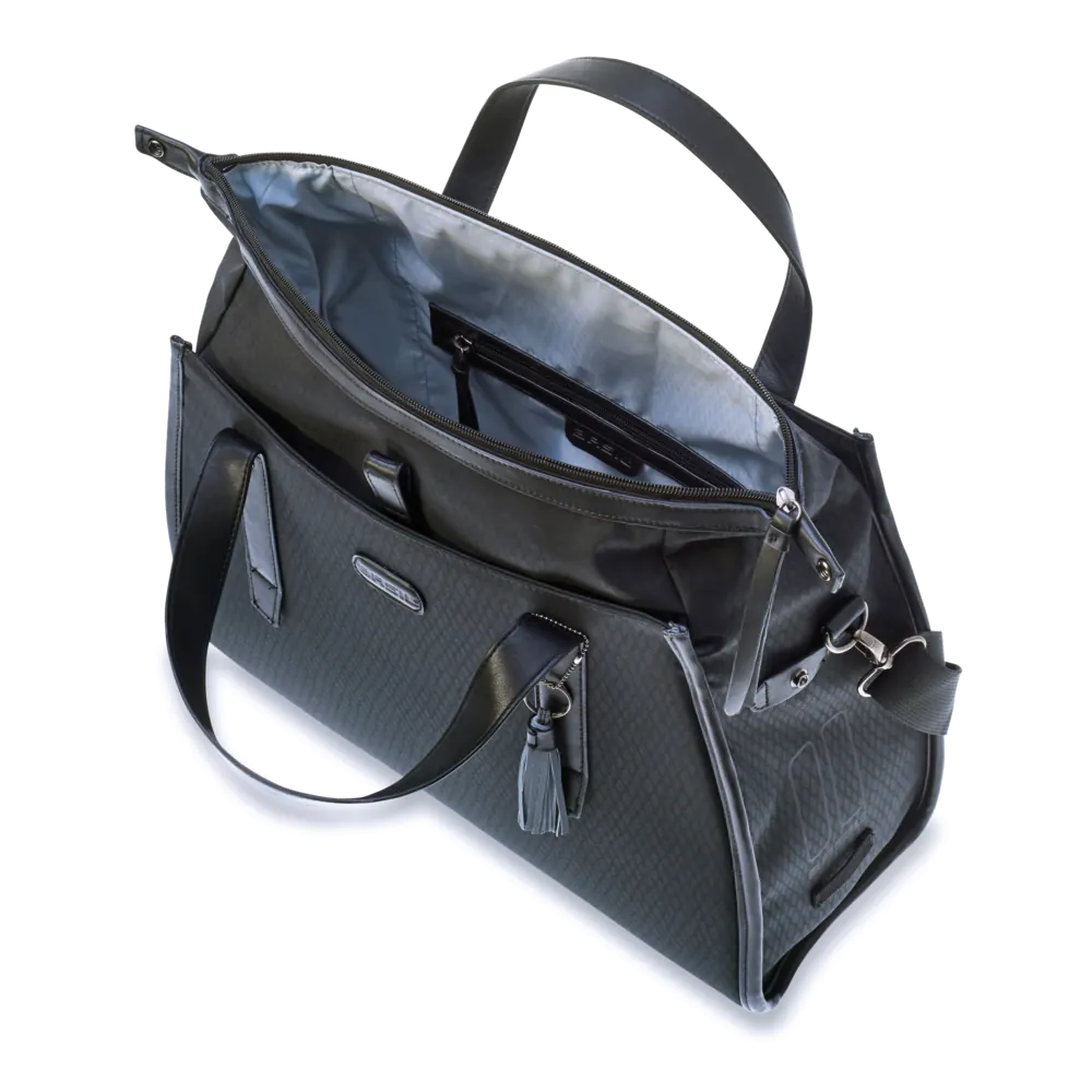 Basil Noir - business fietstas - 17 liter - zwart