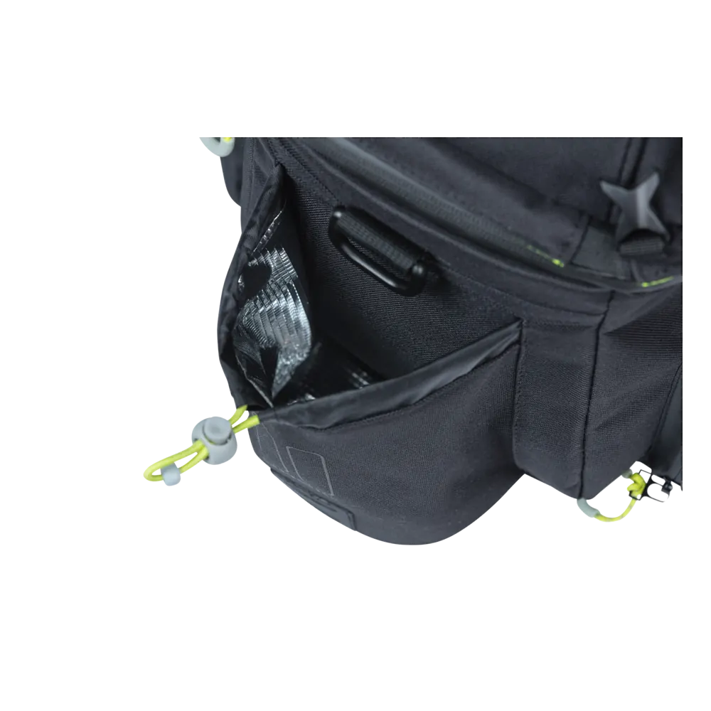 Basil Miles - bagagedragertas XL Pro MIK - 9-36 liter - zwart