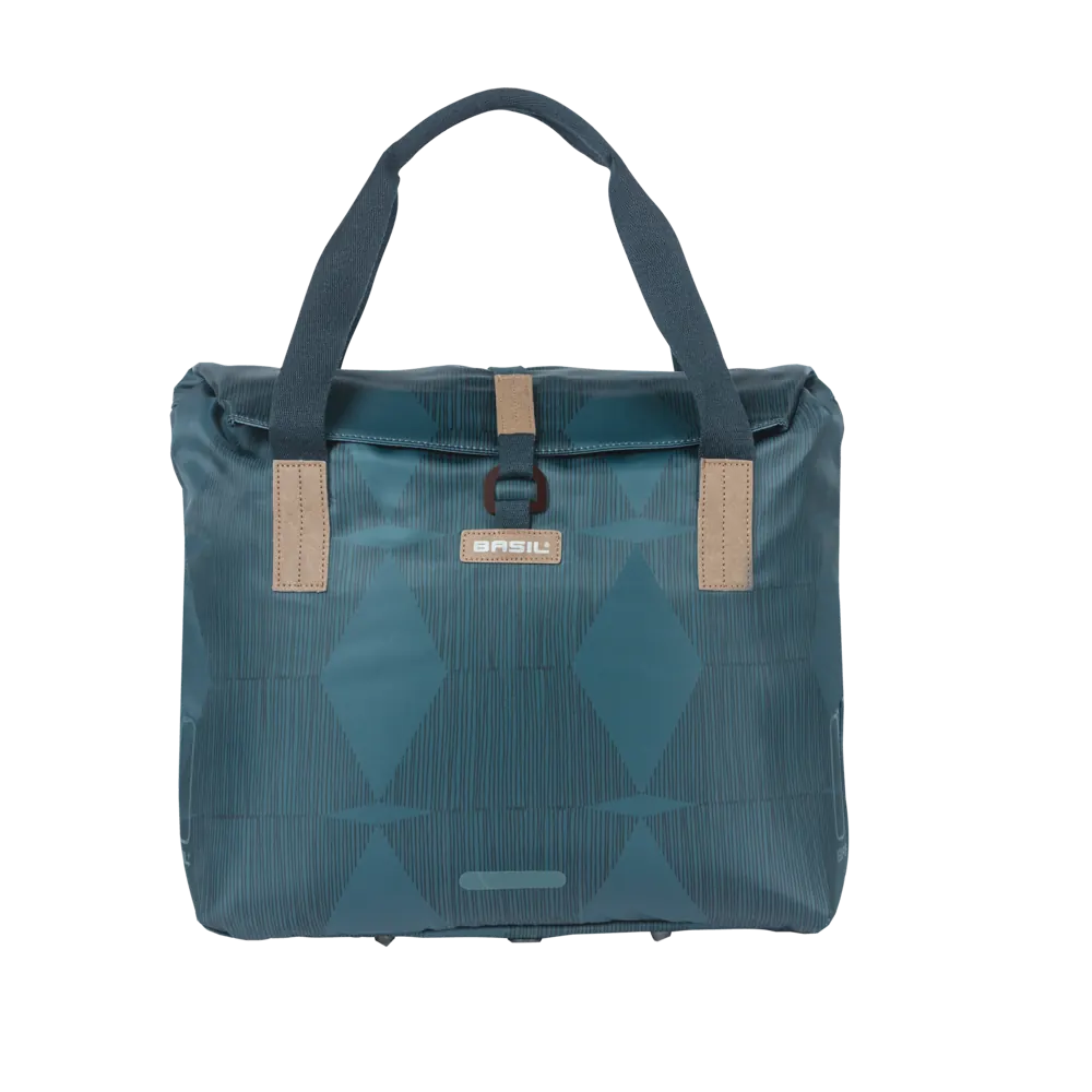 Basil Elegance - fietsshopper - 20-26 liter - estate blauw