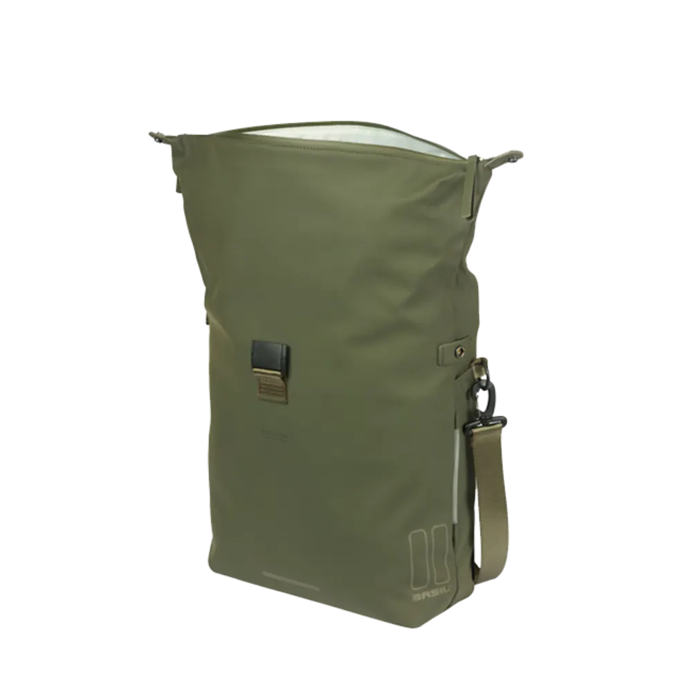 Basil SoHo - fietsschoudertas MIK STUDS - 17 liter - groen