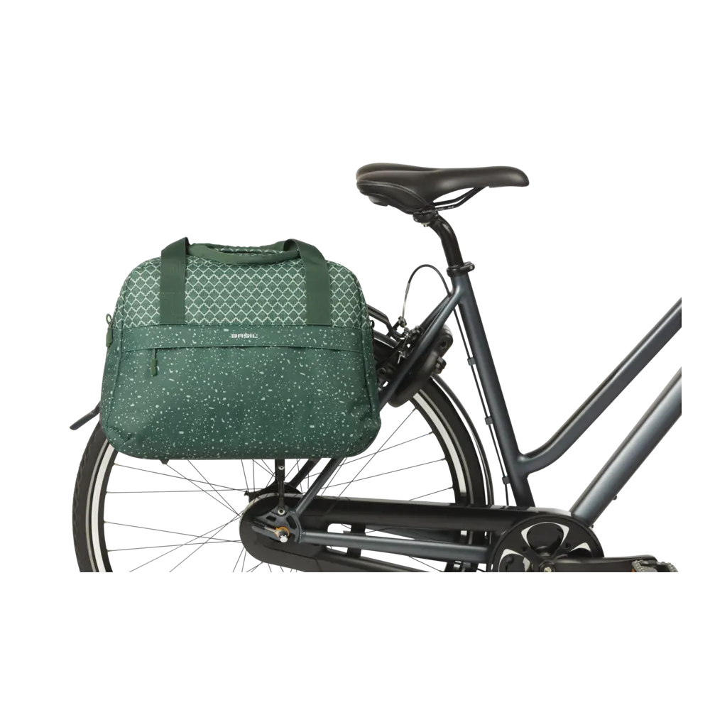 Basil Flair - enkele fietstas - 18 liter - groen