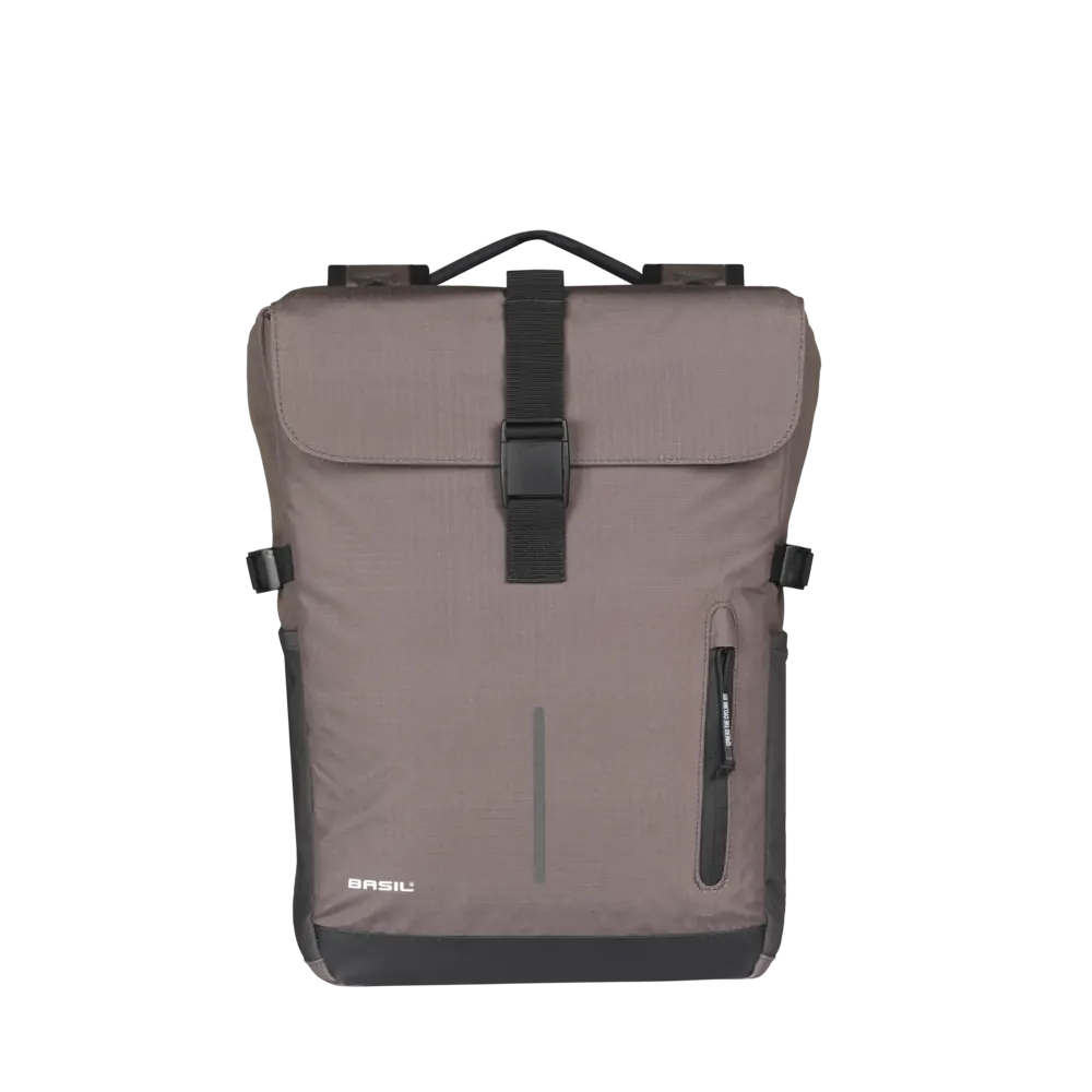 Basil Move - dubbele fietstas MIK - 30 liter - bruin