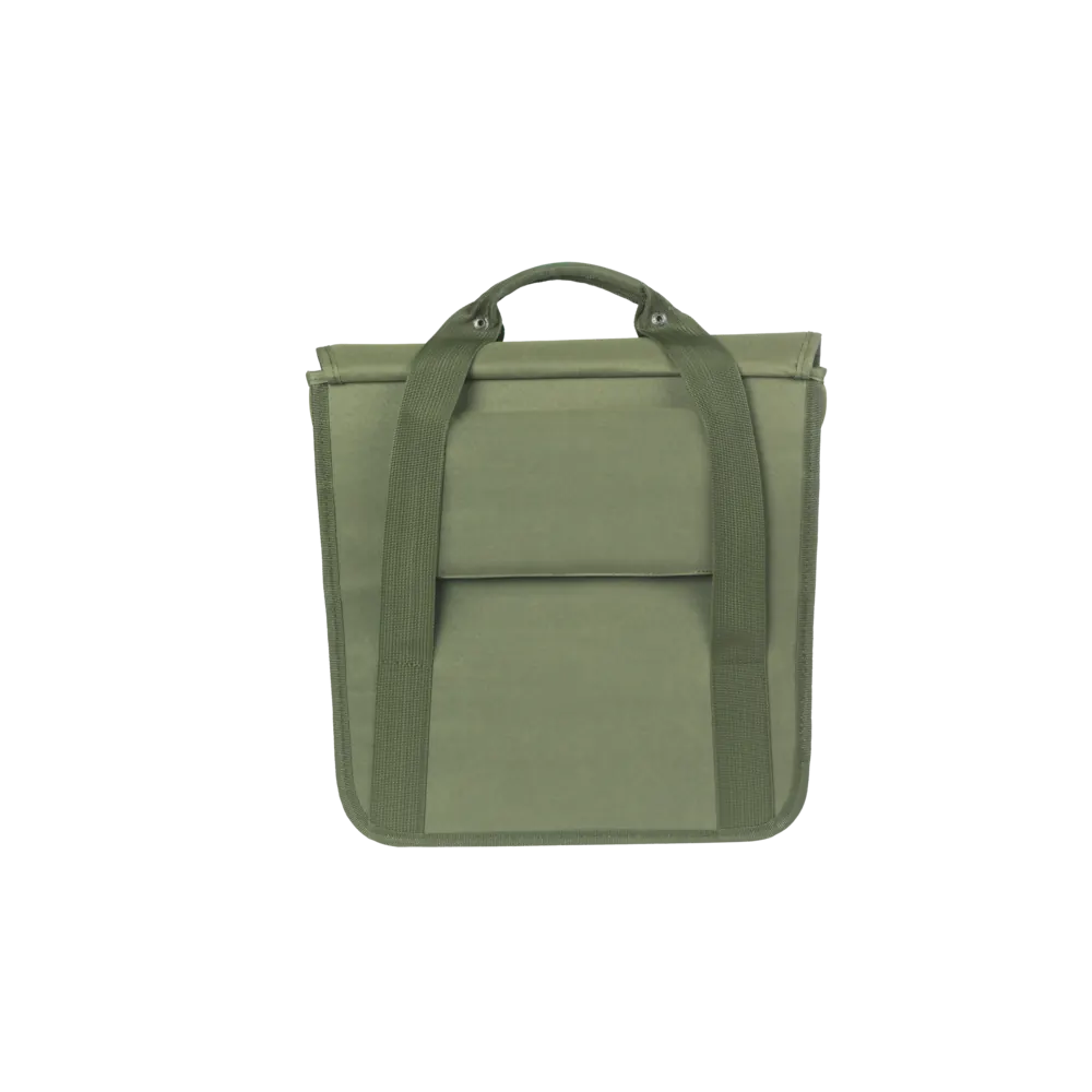Basil GO - enkele fietstas - 16 liter - donkergroen