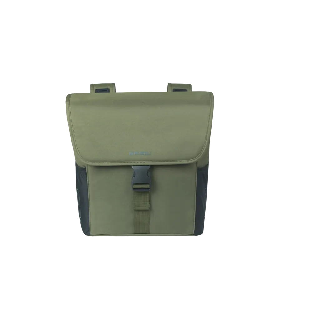 Basil GO - dubbele fietstas - 32 liter - groen