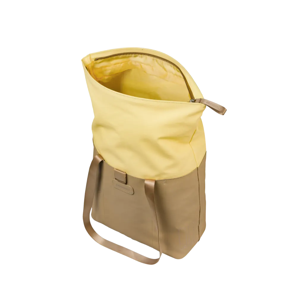 Basil Vive - bicycle shopper MIK Hooks - 15-20L - zand/geel