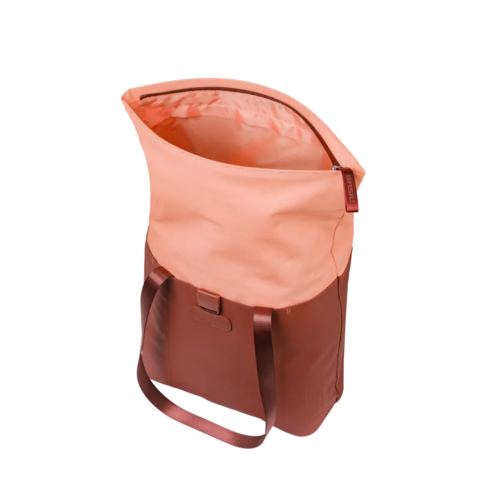 Basil Vive - bicycle shopper MIK Hooks - 15-20L - bordeaux/roze