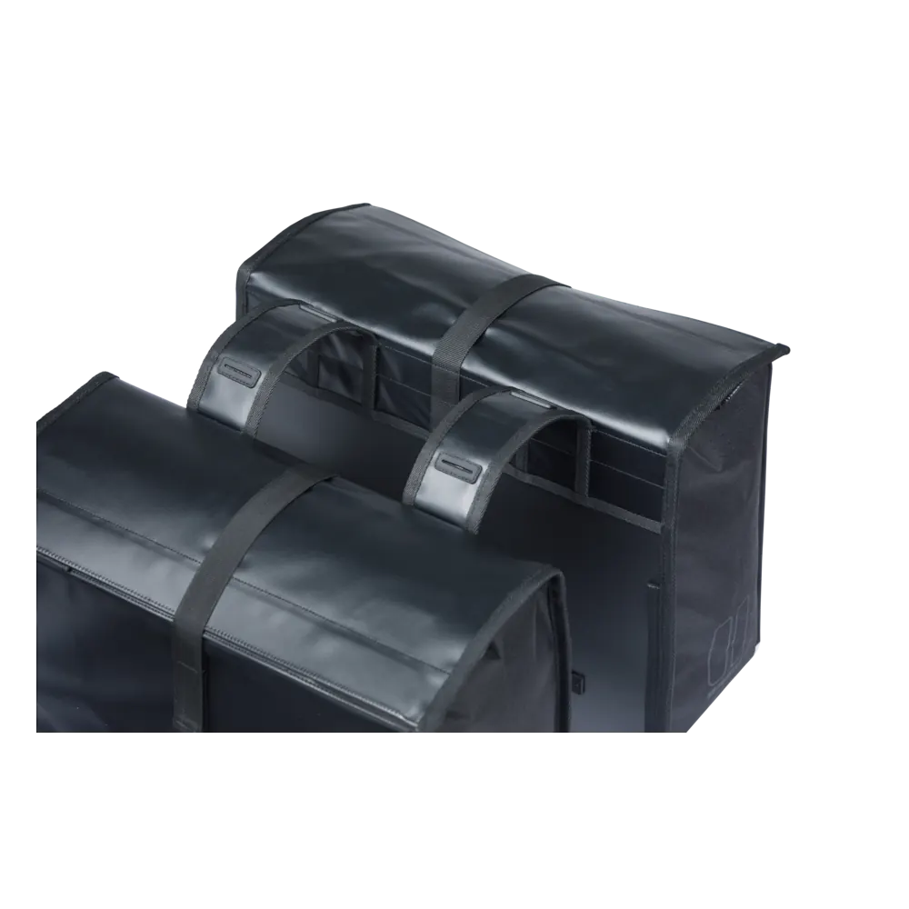 Basil Urban Load Pro - dubbele fietstas - 50-64L - zwart