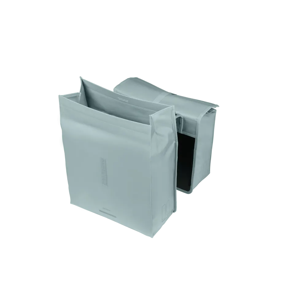 Basil Urban Load Pro - dubbele fietstas MIK - 50-64L - silver blue